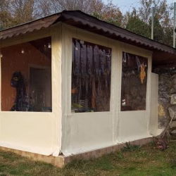 Özel Ölçü Şeffaf Kış Bahçesi 1 m2 Montaj Dahil