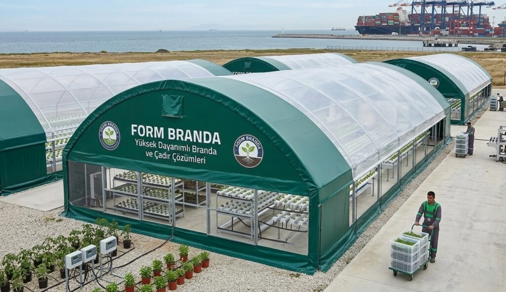 Bitki İmalat Çadırı Mantar Sebze Çadırları 10x4 40m2