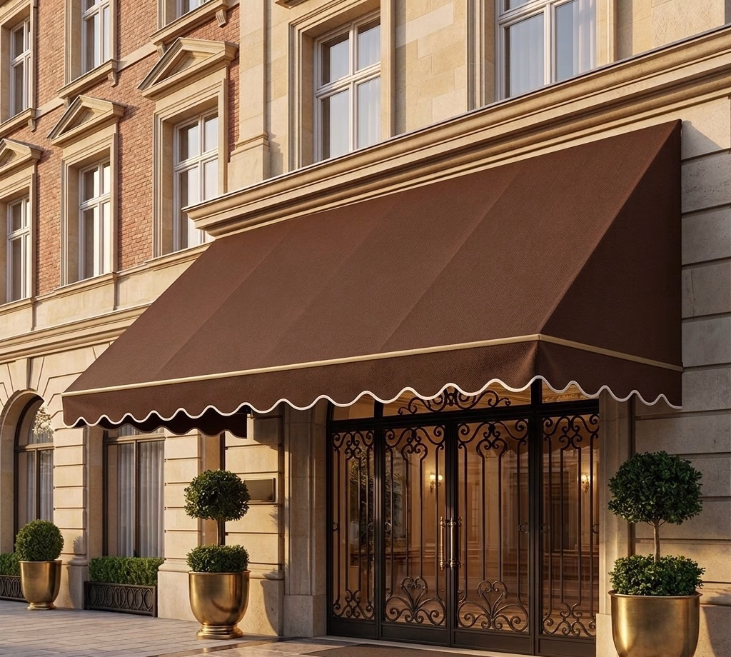 Ekonomik Dekoratif Düz Tente Tek Renk 300x250 cm