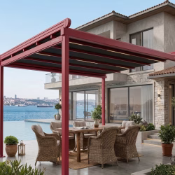 4x3 12 m2 Pergola Tente Sistemi